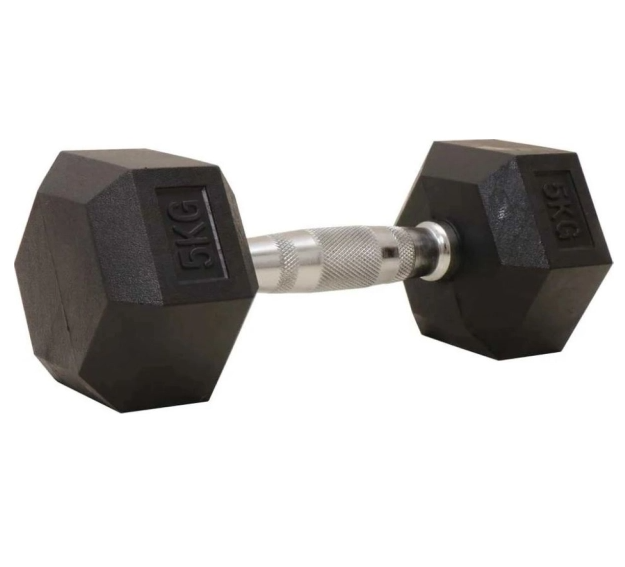 ATHLETIC MANCUERNA EXAGONAL PVC 5KG