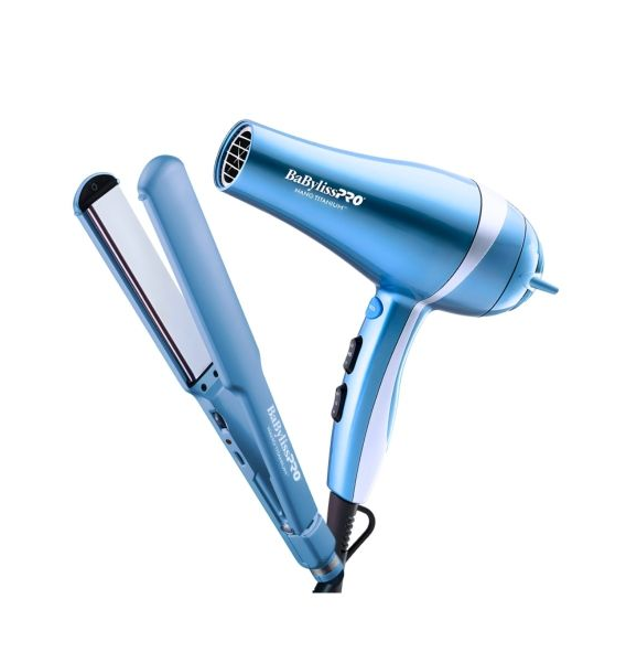 BABYLISS PACK PLANCHITA+SECADOR