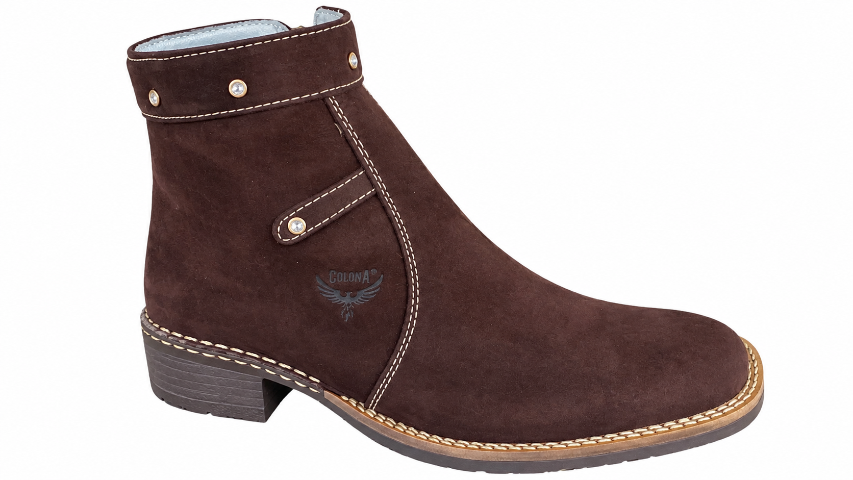 COLONA BOTA FEM. NOBUCK CAFÉ Nº36