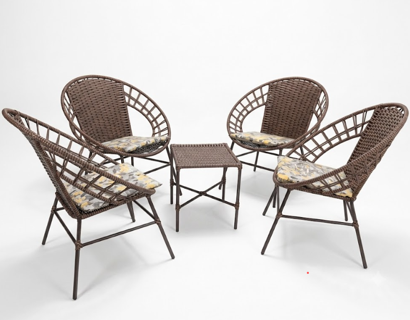 FARPAR JGO DE JARDIN ANGRA 4S+MESITA