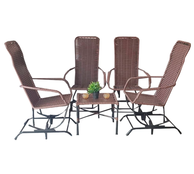 FARPAR JGO SILLON MIMBRE HAMACABLE 4S C/M