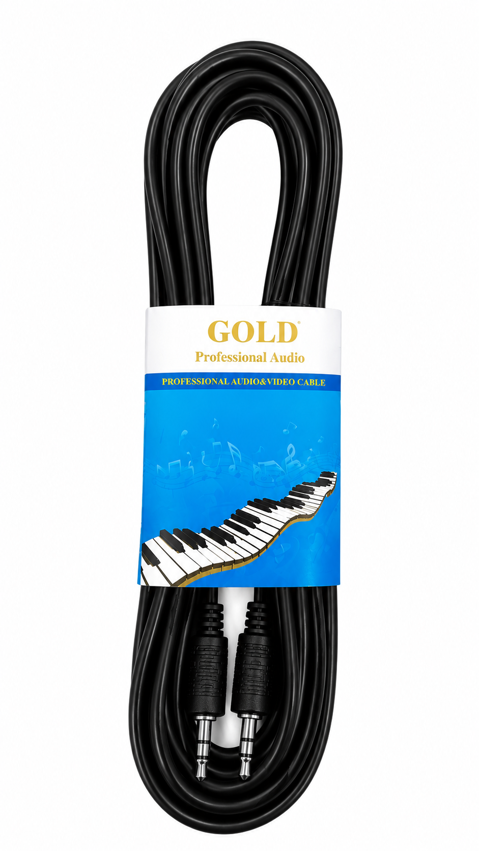 GOLD CABLE AUX. DOBLE PLUS 20 FT 6M