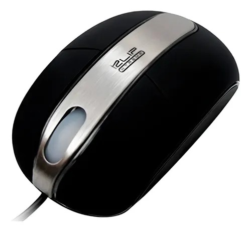 KLIP MOUSE KMO-102 NEGRO/PLATA USB/PS2