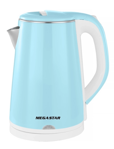 MEGASTAR JARRA ELECTRICA CELESTE