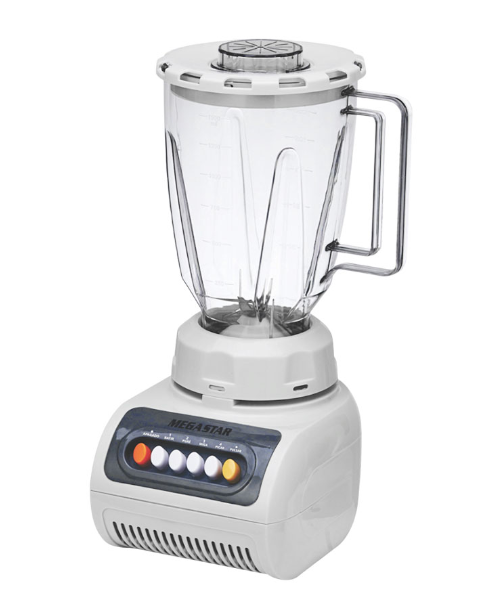 MEGASTAR LICUADORA 300W BCO KC1828B