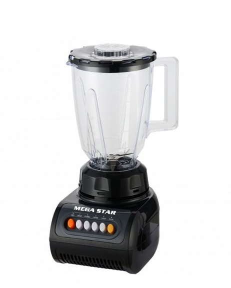 MEGASTAR LICUADORA 300W NEGRO