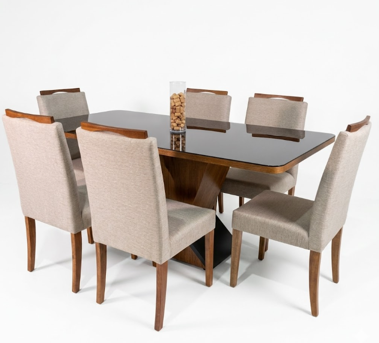 MAXIMUEBLES JGO COMEDOR ANDRESSA 6S REF405
