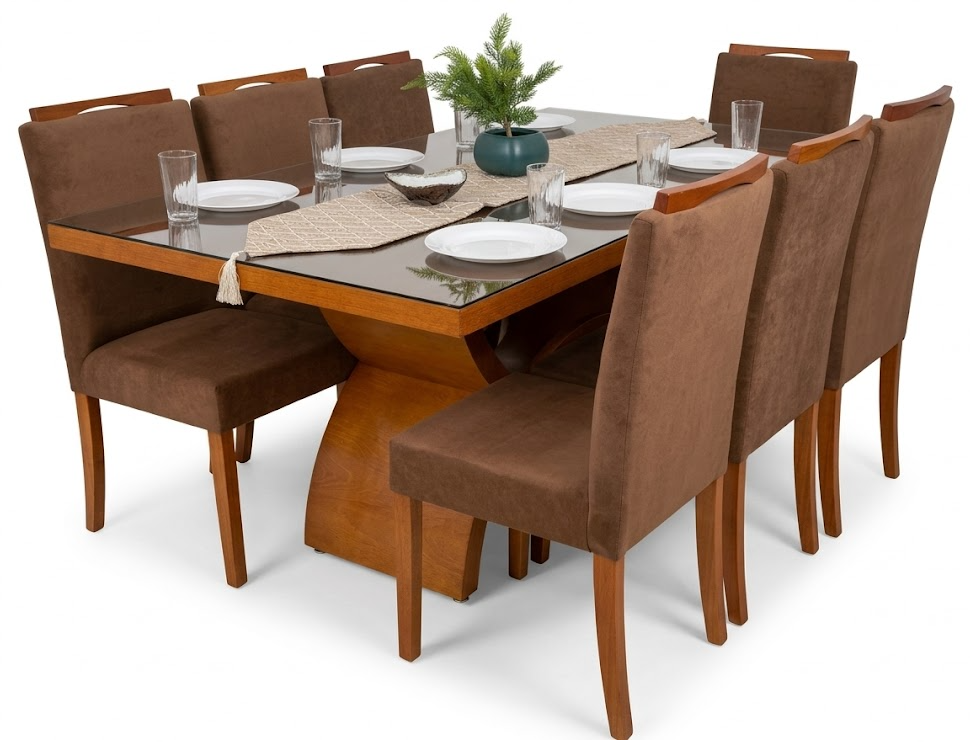 METAL M. JGO COMEDOR DUBAI 6 SILLAS