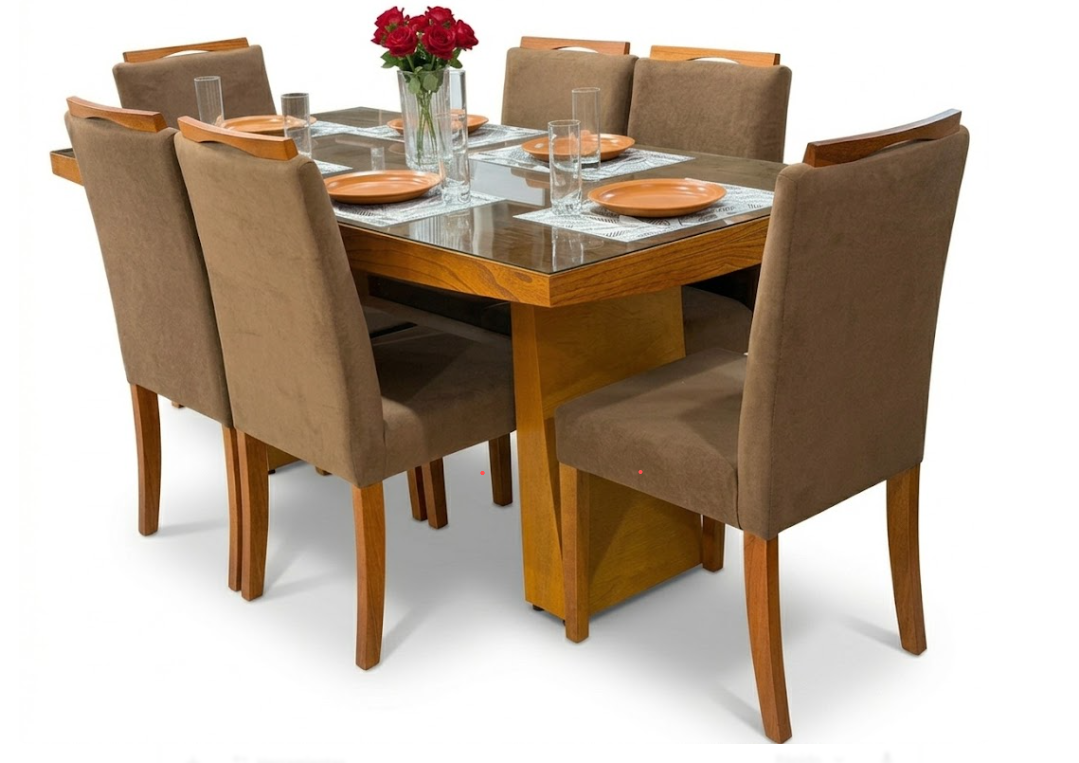 METAL M.JGO DE COMEDOR RITA 6S