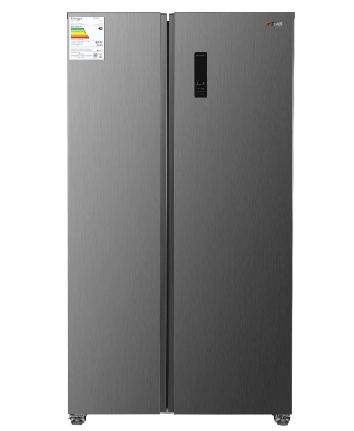 MIDAS HELADERA SIDE BY SIDE 500L F/S INOX