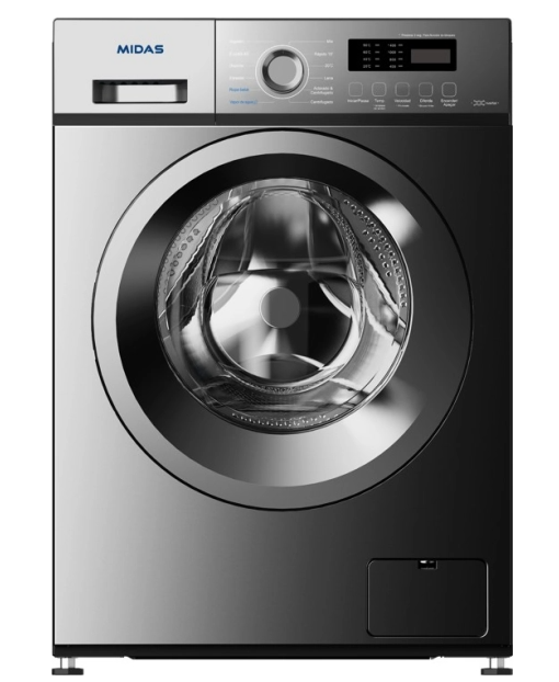 MIDAS LAVARROPA AUT. ADELA C/F 8KG INOX