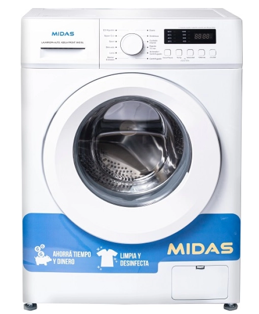 MIDAS LAVARROPA AUT.C/F 8KG BCO