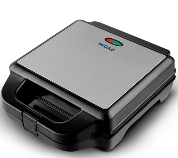 MIDAS SANDWICHERA 4P NEGRO/INOX
