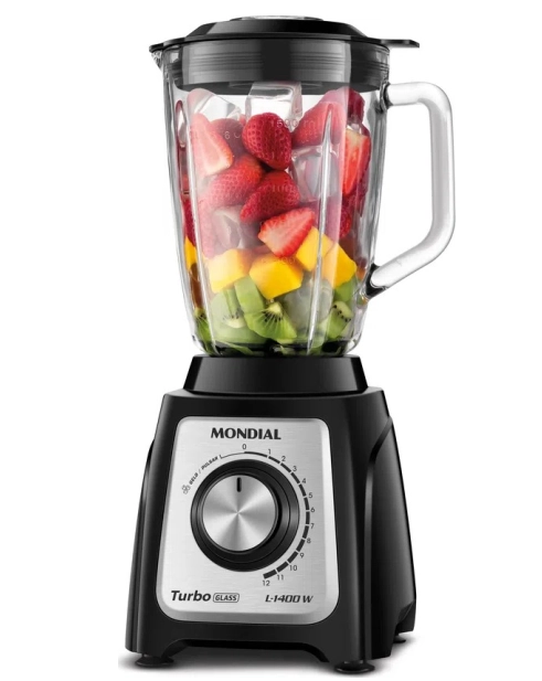 MONDIAL LICUADORA J.VIDRIO 2.2L INOX TURBO