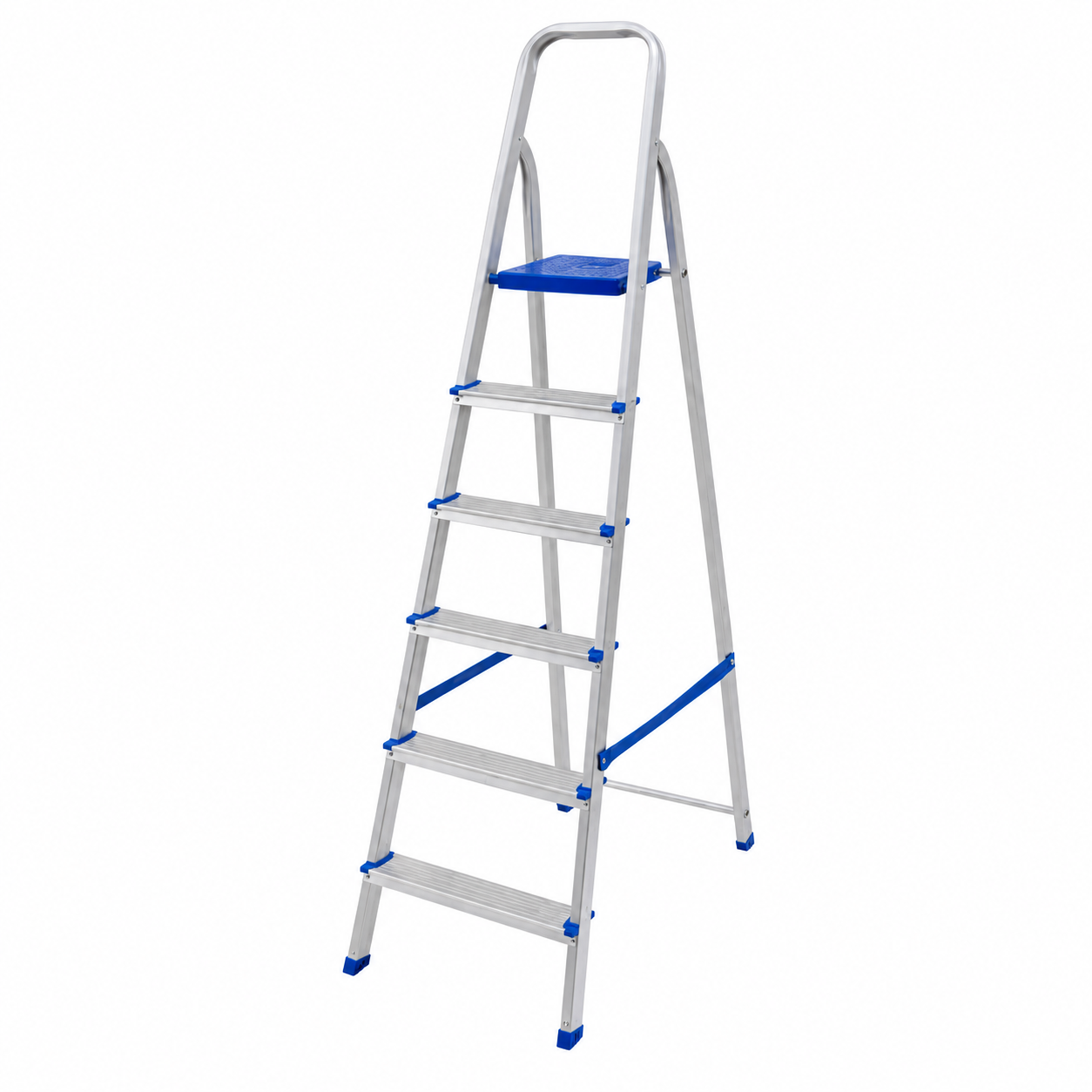 MOR ESCALERA ALUMINIO 6 PELDAÑOS