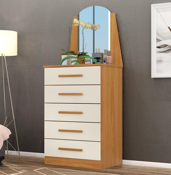 MOVELMAX COMODA VENEZA C/ESP CARVALHO/OF