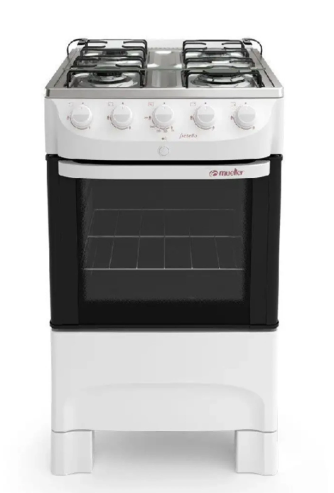 MUELLER COCINA 4H FRATELLO VETRO BL