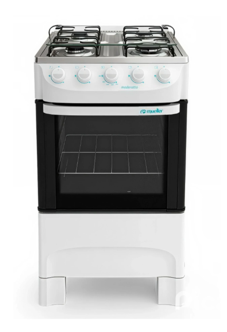 MUELLER COCINA A GAS 4H MODERATO BLANCO