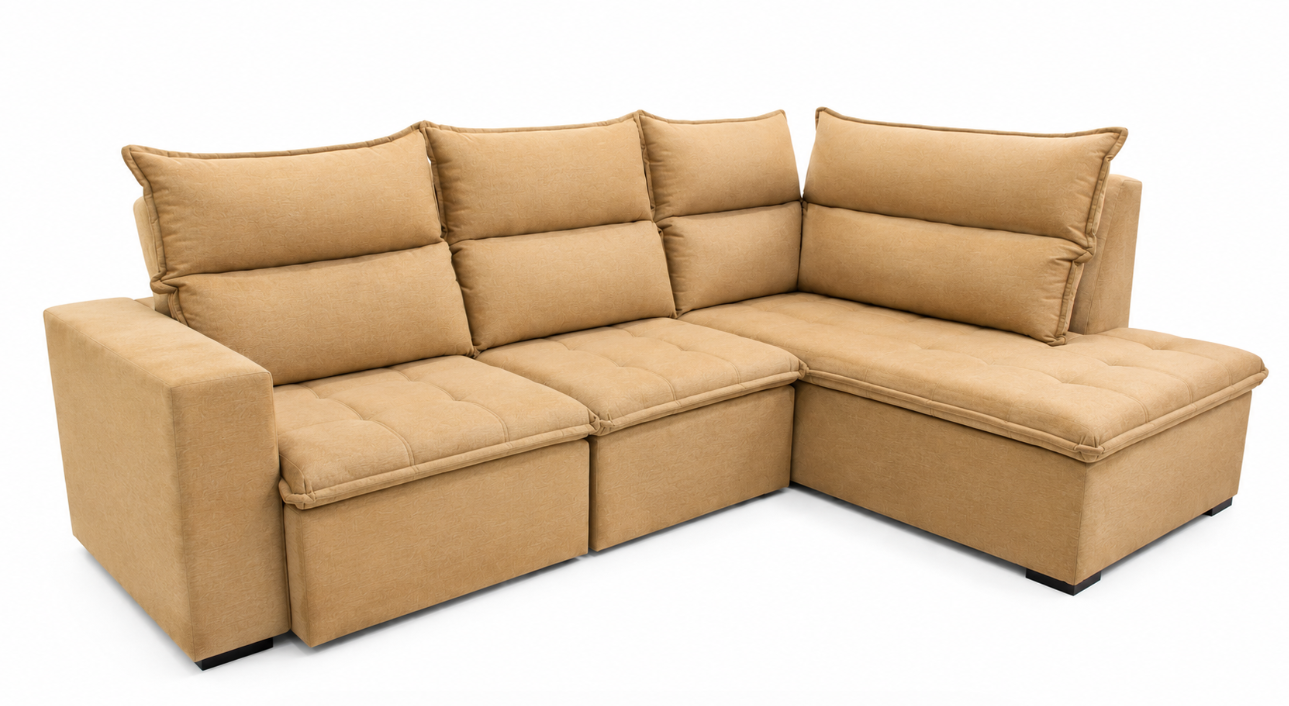 NATURE SOFA NEW RAFINATO ESQ.C/CHAISE LI