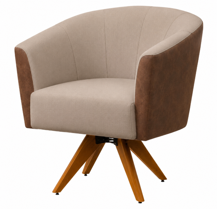 NUGAR POLTRONA SUICA GIRAT BEIGE SU0038