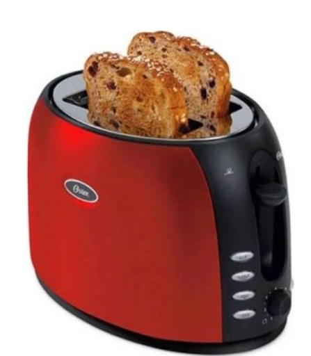 OSTER TOSTADORA P/2PANES ROJO