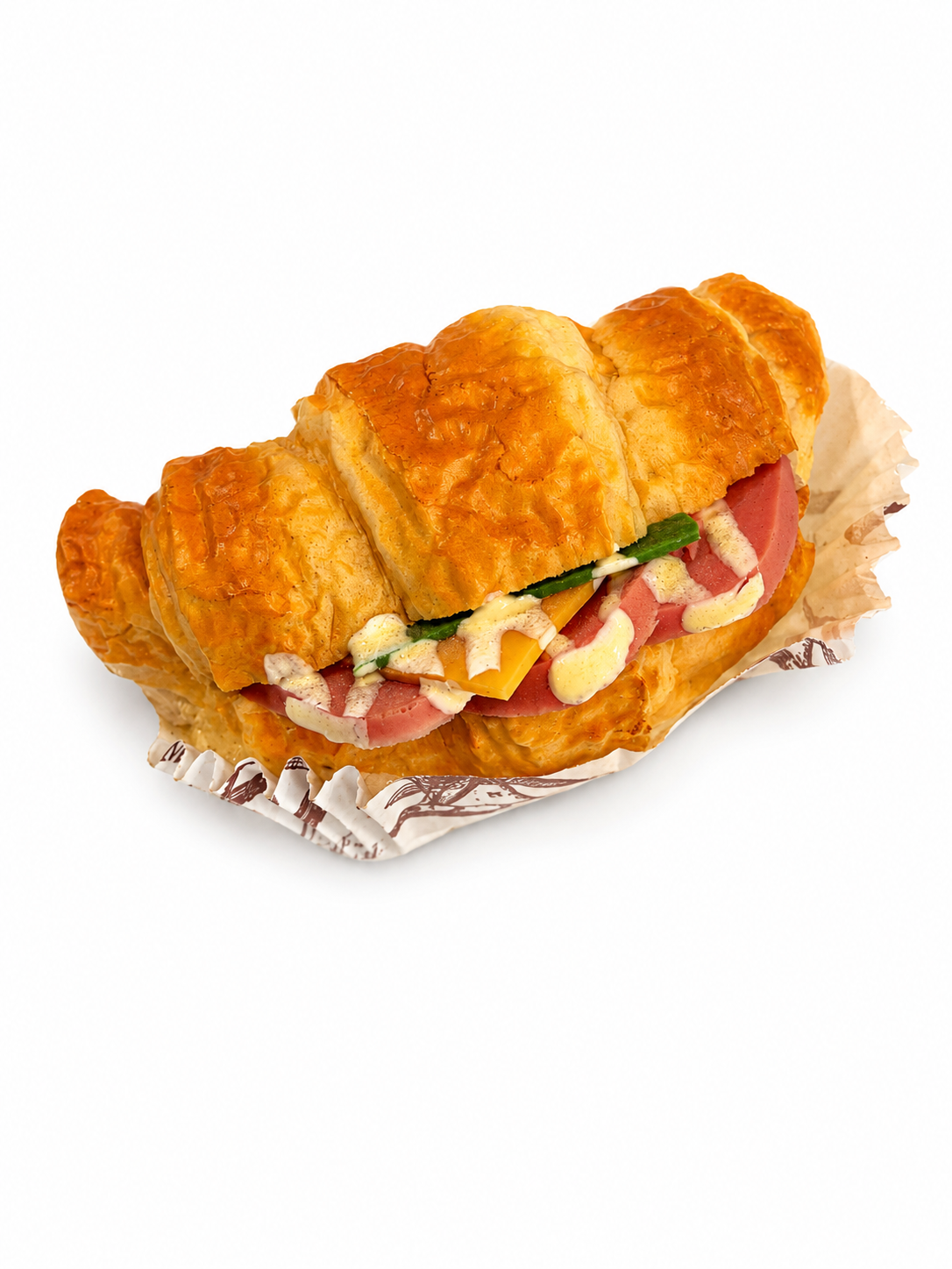 HC CROISSANT CON IMAN 11X6CM