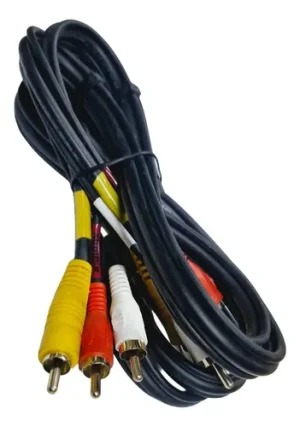 CABLE RCA P/ AUDIO/VIDEO 5MTS