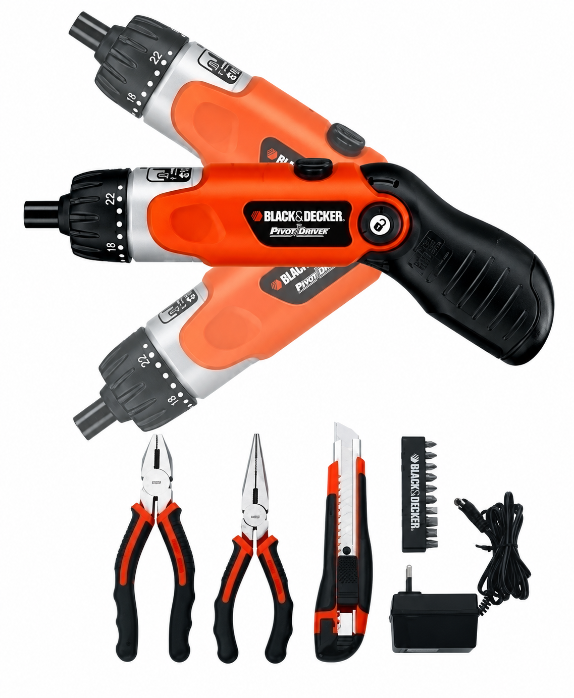 BLACK DECKER ATORNILLADOR Y ACCESORIOS