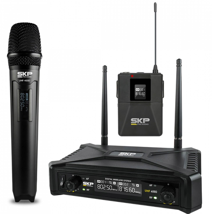 SKP MICROFONO INALAMBRICO UHF400