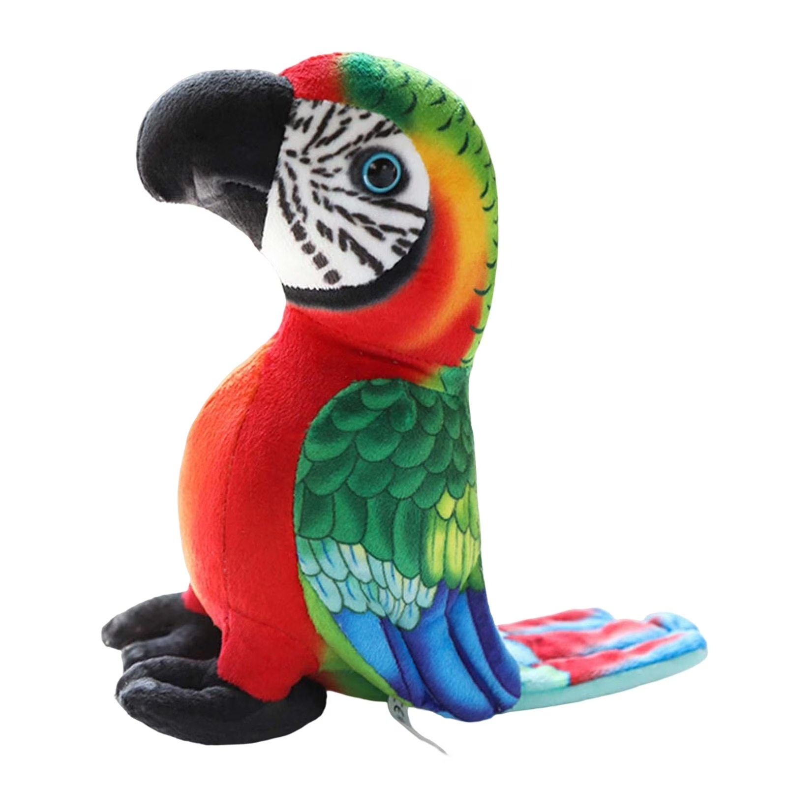 KK TOYS PELUCHE LORO 23CM ROJO/AMARILLO
