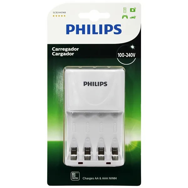PHILIPS CARGADOR DE PILA AA/AAA S/PILA