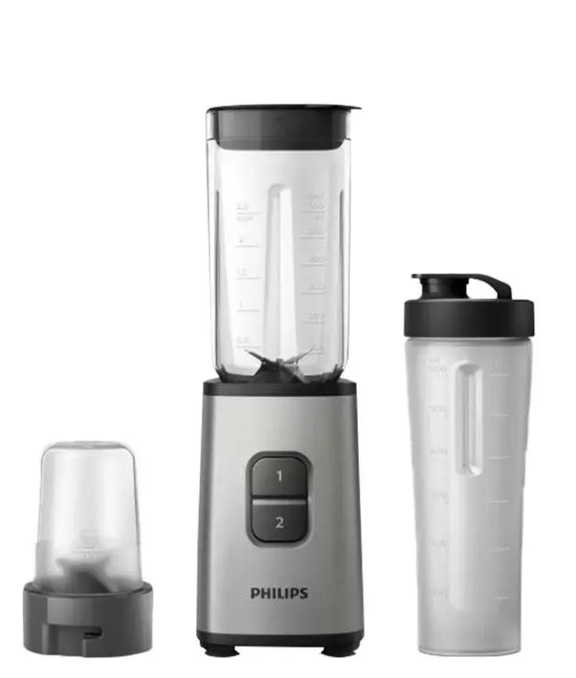 PHILIPS LICUADORA 1L 350W GRIS C/2 HOPPY