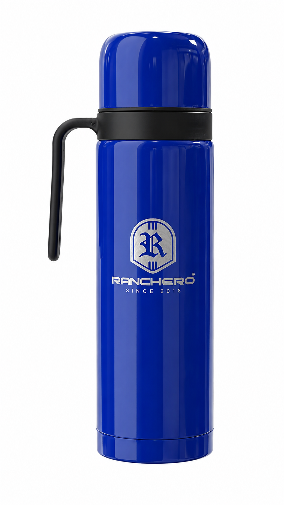 RANCHERO TERMO P/MATE 1L AZUL/INOX