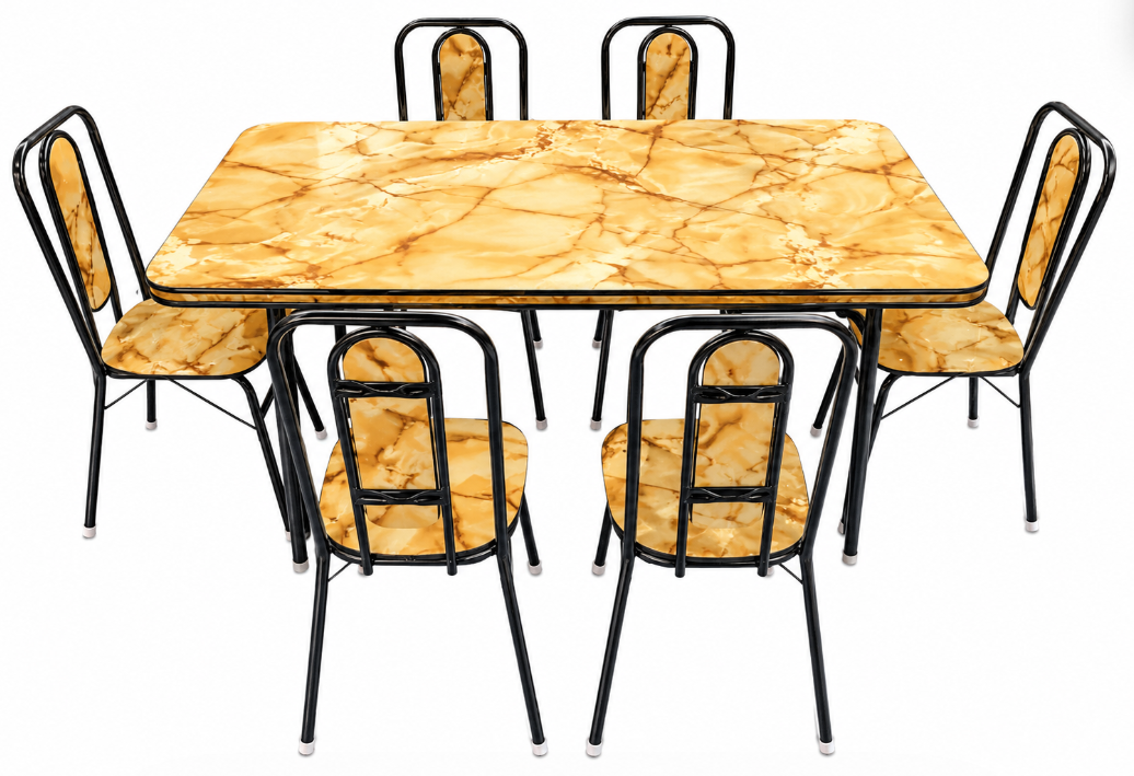 R.S JUEGO COMEDOR 6S FORMICA ECONOMICA