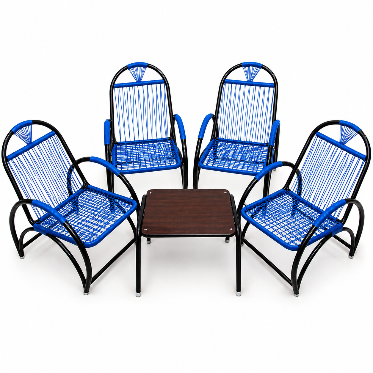 JUEGO DE SILLON ARAÑA AZUL