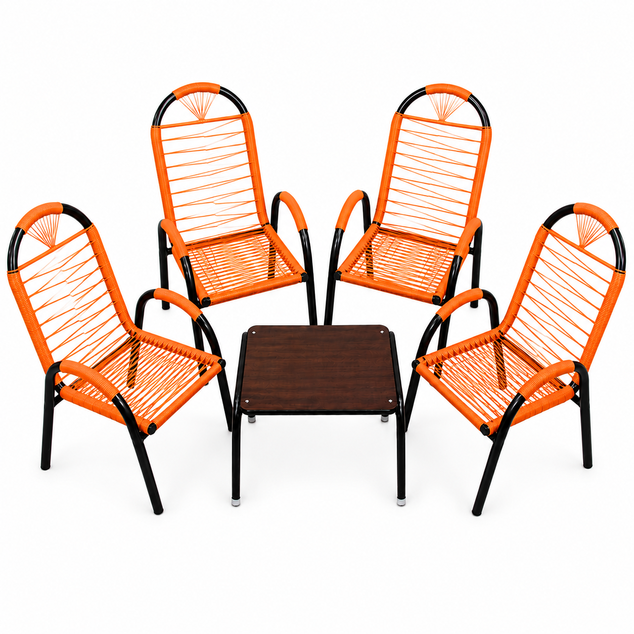 R.S.JUEGO DE SILLON REPOSON NARANJA
