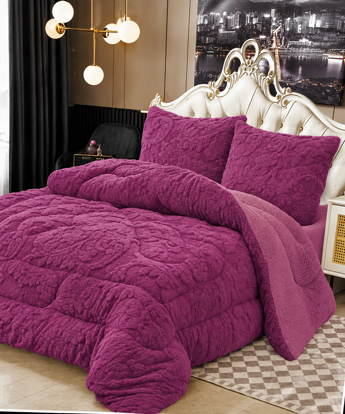 AGUILA ORO EDREDON 240X265 OVEJ LISO