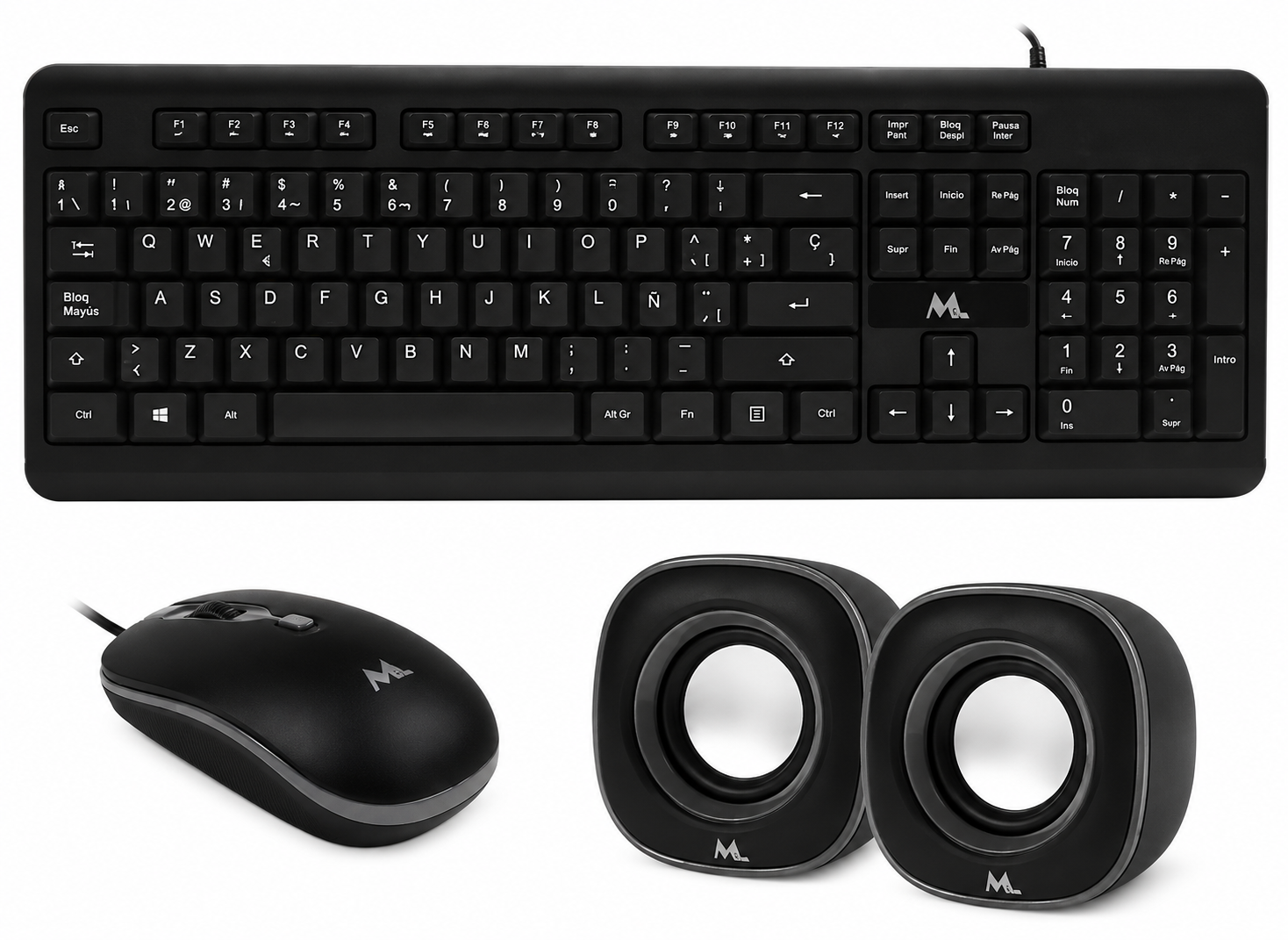 KIT TECLADO/MOUSE/PARLANTE