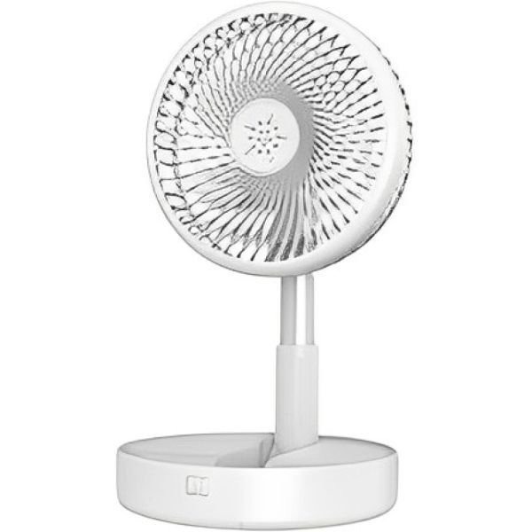 SATE VENTILADOR USB BAT/RECARG WHITE