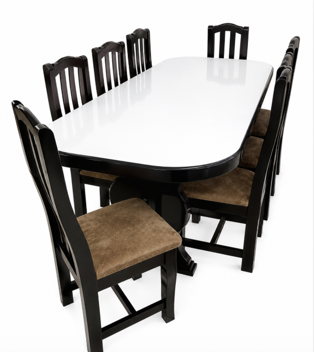 STA RITA JUEGO DE COMEDOR 8S MOGNO