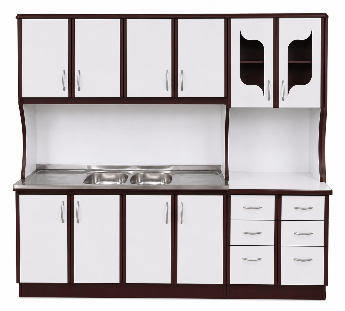 STA RITA MUEBLE DE COCINA 200X200 MOGNO