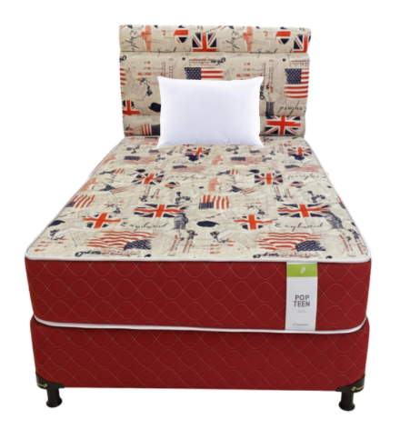 SUPERSPUMA SM 120X190 POPTEEN BORDO S/ME