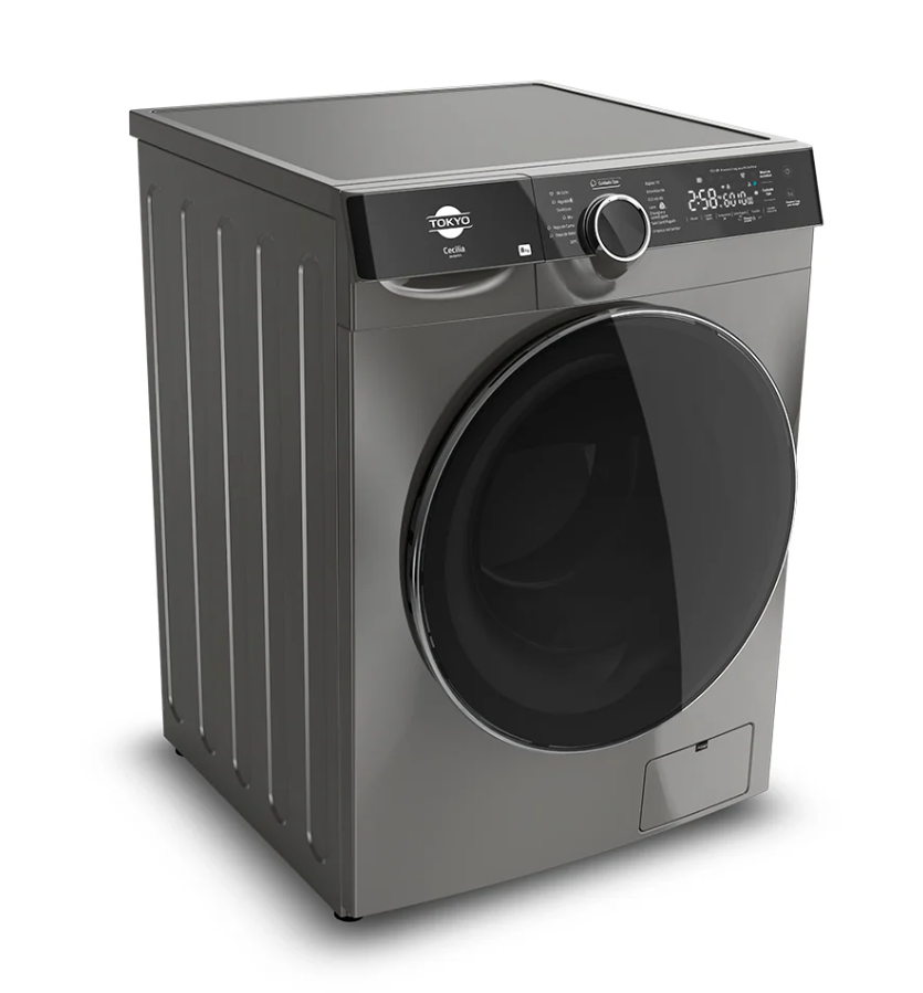 TOKYO LAVARROPA CECILIA 8KG TOUCH C/F INVERTER GRIS