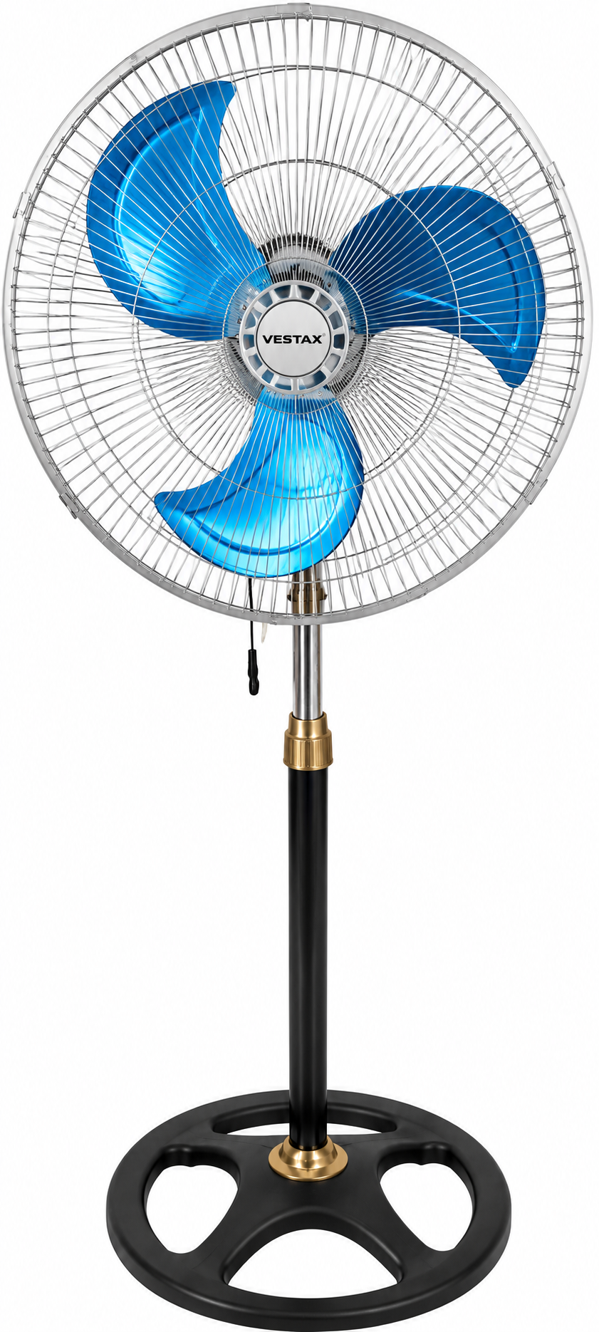 VESTAX VENTADOR DE PIE METAL INOX 3V
