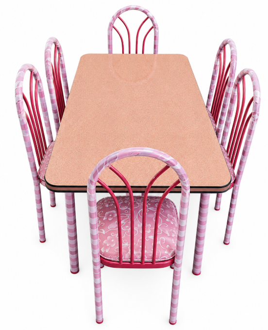 VIRGO JGO COMEDOR TUBOLAR 6S IMPER FOR