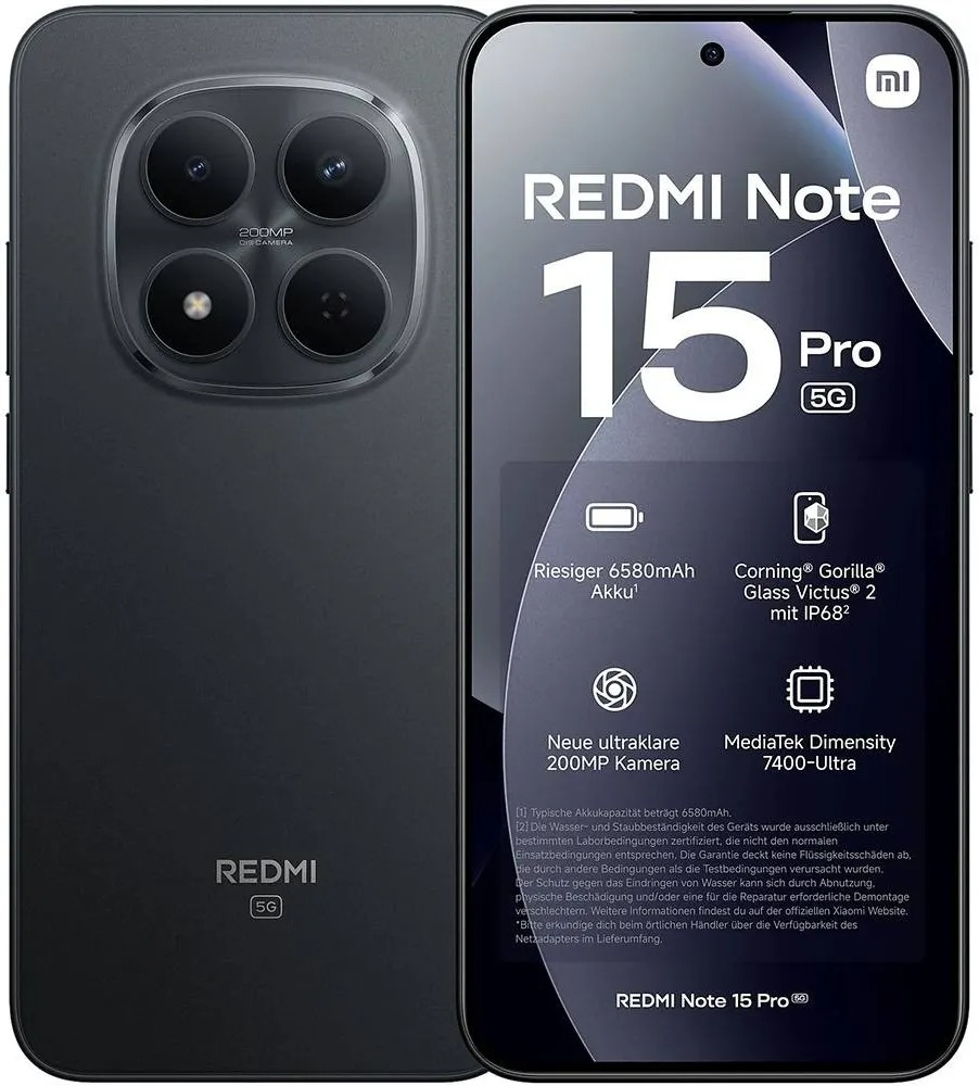 XIAOMI CEL REDMI NOTE 15 PRO LTE DUAL 256G/8G BLK_491141