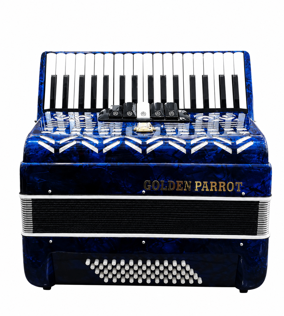 ACORDEON 120 BAJOS AZUL XW827A-120BL